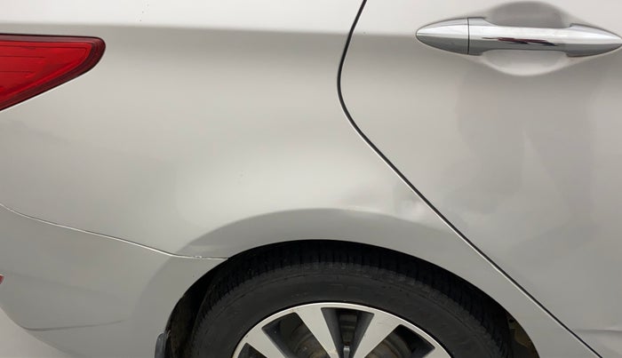 2015 Hyundai Verna FLUIDIC 4S 1.6 VTVT S(O), Petrol, Manual, 78,353 km, Right quarter panel - Minor scratches