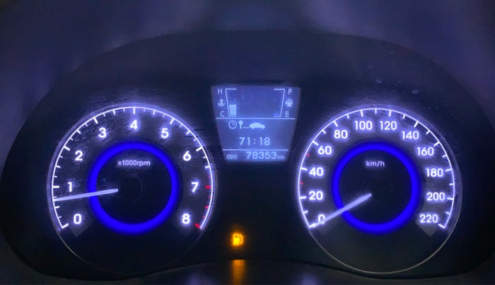 2015 Hyundai Verna FLUIDIC 4S 1.6 VTVT S(O), Petrol, Manual, 78,353 km, Odometer Image