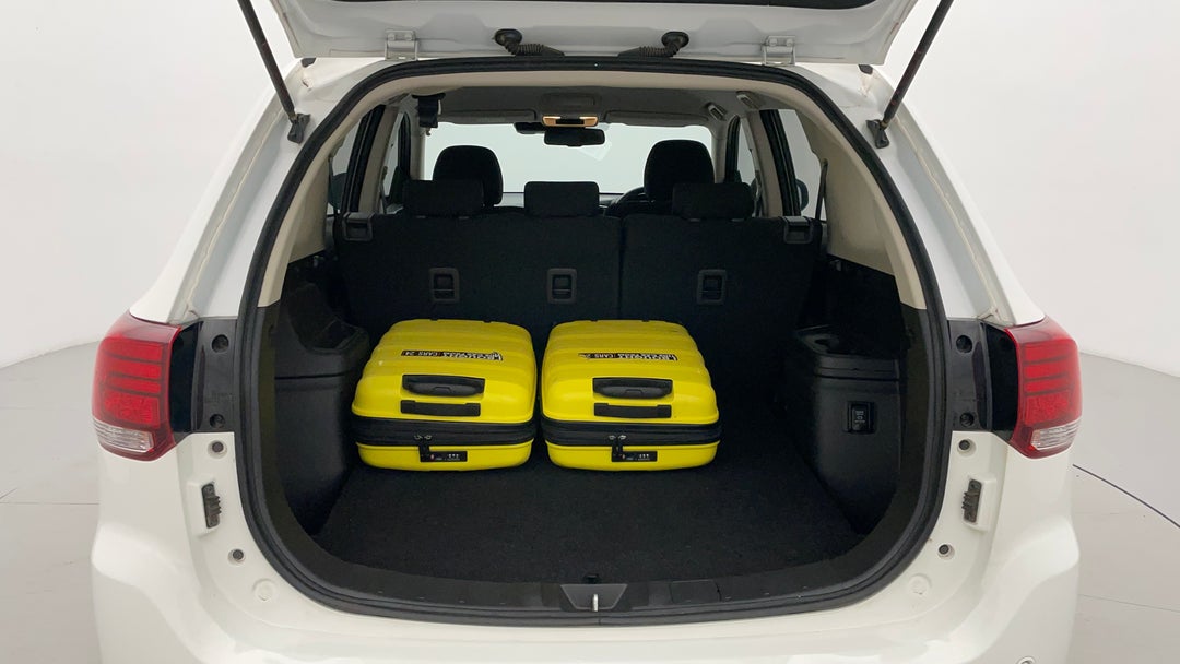 Boot Inside View with Luggage