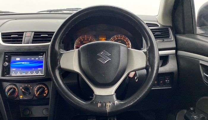 2014 Maruti Swift VXI D, Petrol, Manual, 65,566 km, Steering Wheel Close Up