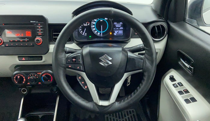 2017 Maruti IGNIS DELTA 1.2 K12 AMT, Petrol, Automatic, 18,127 km, Steering Wheel Close Up