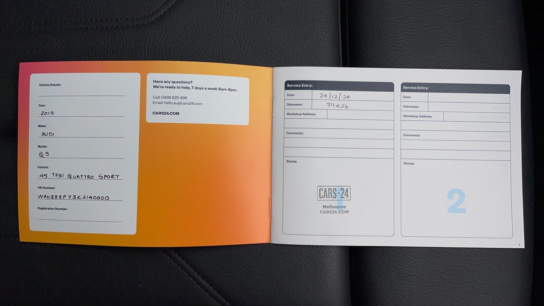 2019 Audi Q5 45 Tfsi Quattro Sport, Automatic, 79440 km, Service History