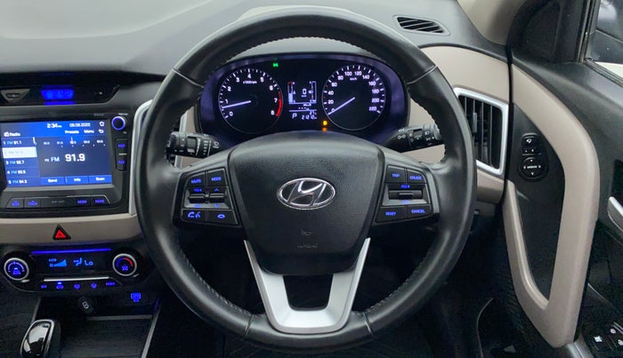 2019 Hyundai Creta 1.6 VTVT SX AUTO, Petrol, Automatic, 21,358 km, Steering Wheel Close Up