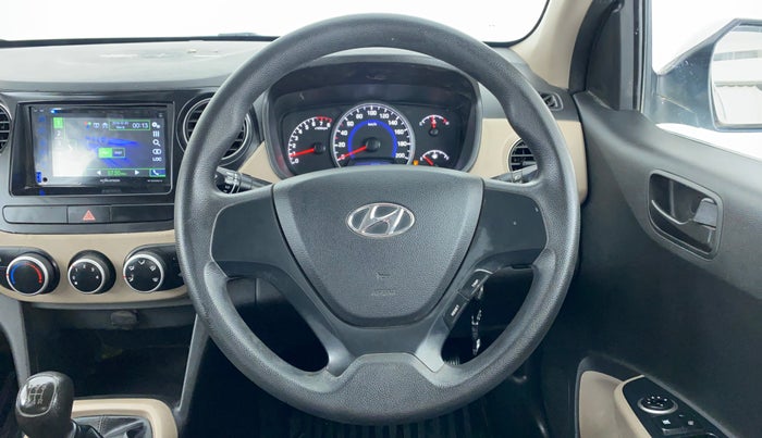 2017 Hyundai Grand i10 MAGNA 1.2 KAPPA VTVT, Petrol, Manual, 17,815 km, Steering Wheel Close Up