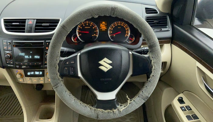 2014 Maruti Swift Dzire ZXI 1.2 BS IV, Petrol, Manual, 55,144 km, Steering Wheel Close Up