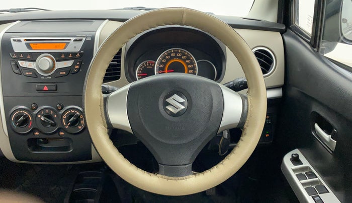 2016 Maruti Wagon R 1.0 VXI OPT, Petrol, Manual, 39,122 km, Steering Wheel Close Up