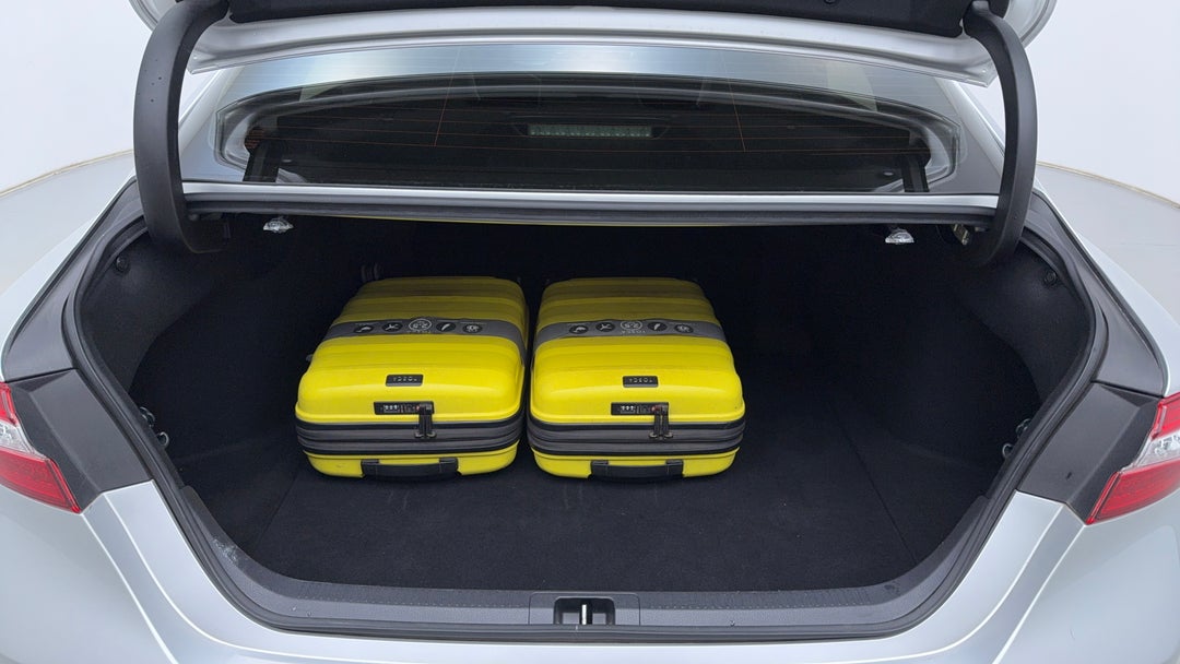 Boot Inside View with Luggage