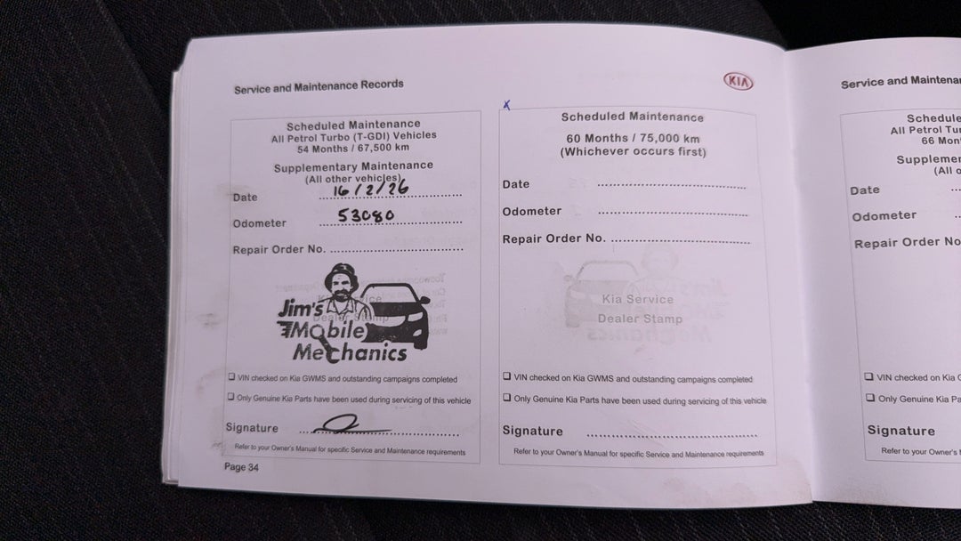 2017 Kia Picanto Ao Edition, Automatic, 53401 km, Service History