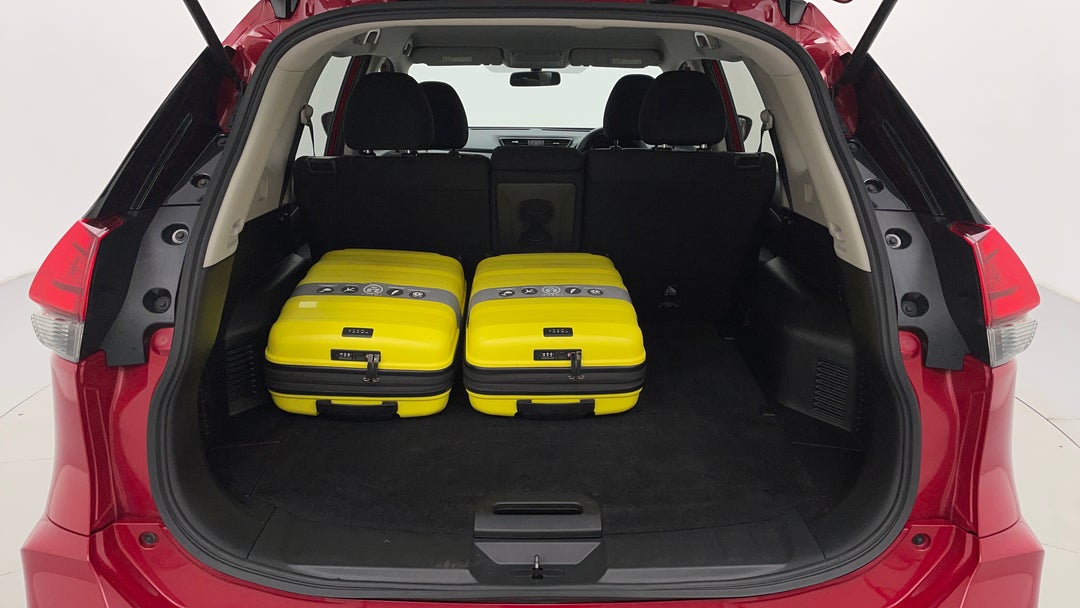 Boot Inside View with Luggage
