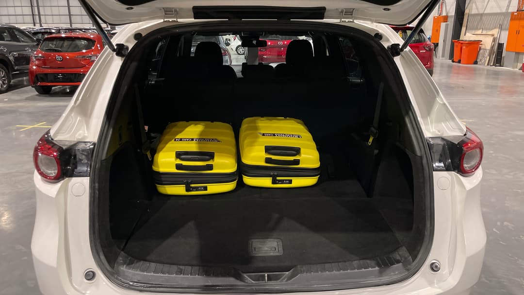 2021 Mazda CX-8 Sport (FWD), Automatic, 116273 km, Boot Inside View with Luggage