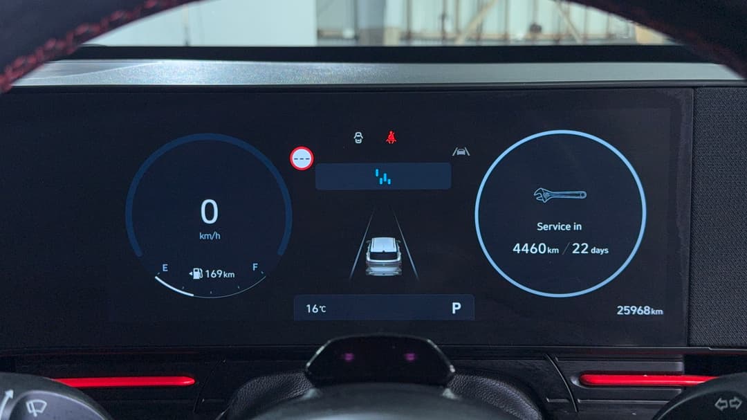 2023 Hyundai Kona Premium N Line, Automatic, 25968 km, Odometer View