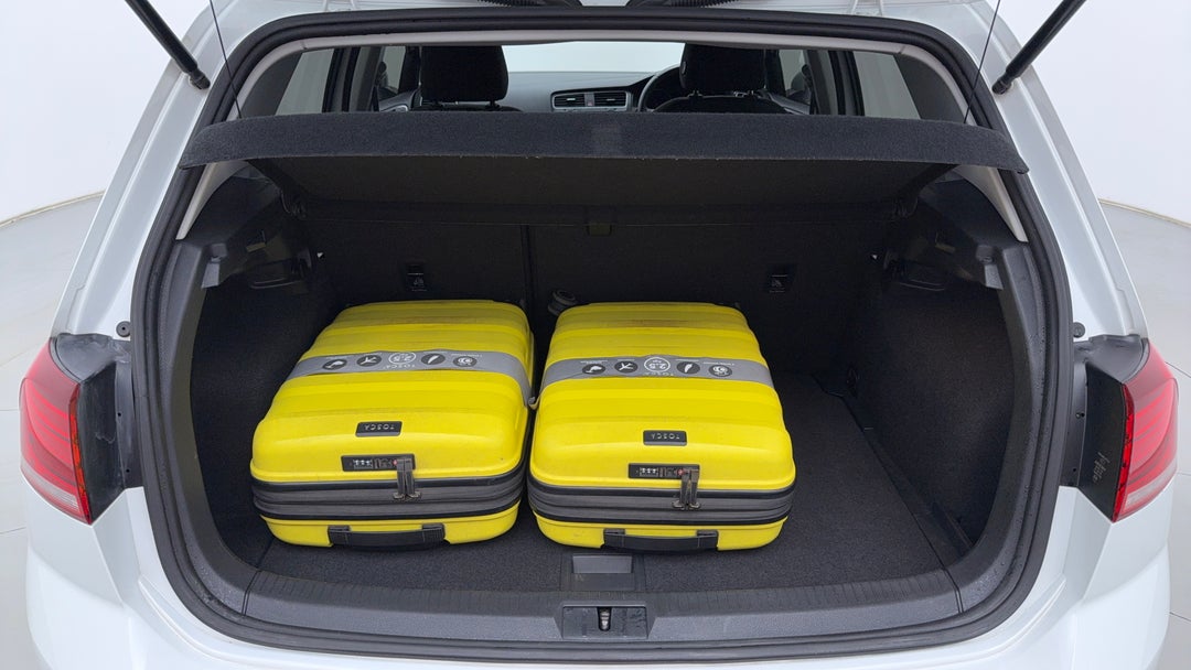 Boot Inside View with Luggage