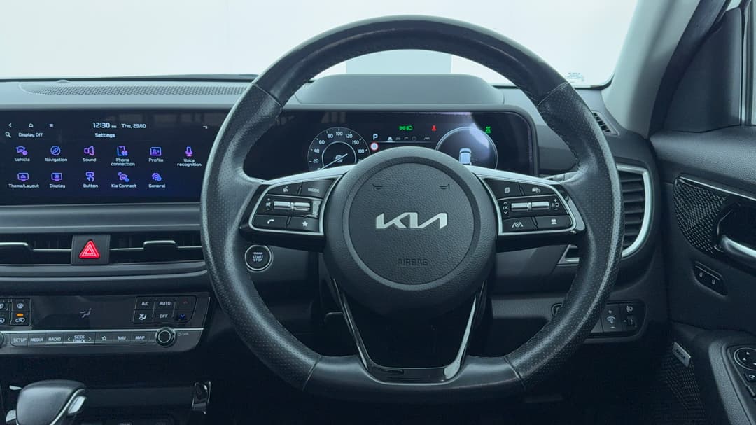 2023 Kia Seltos Gt-line (AWD) (sunroof), Automatic, 37043 km, Steering Wheel Close-up