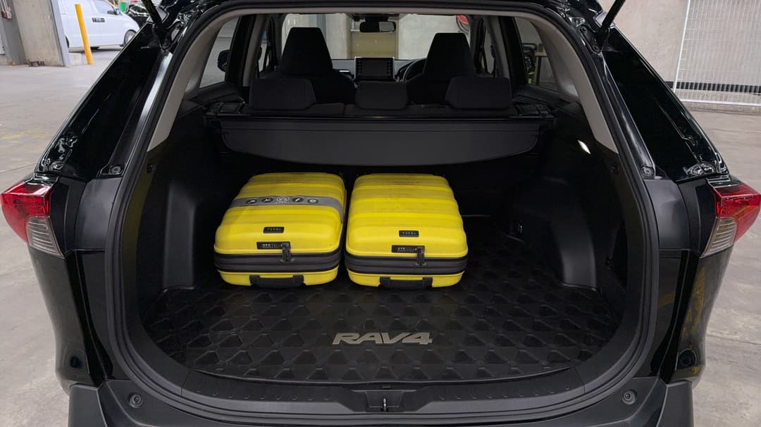 2022 Toyota RAV4 Gx (2WD), Automatic, 61320 km, Boot Inside View with Luggage