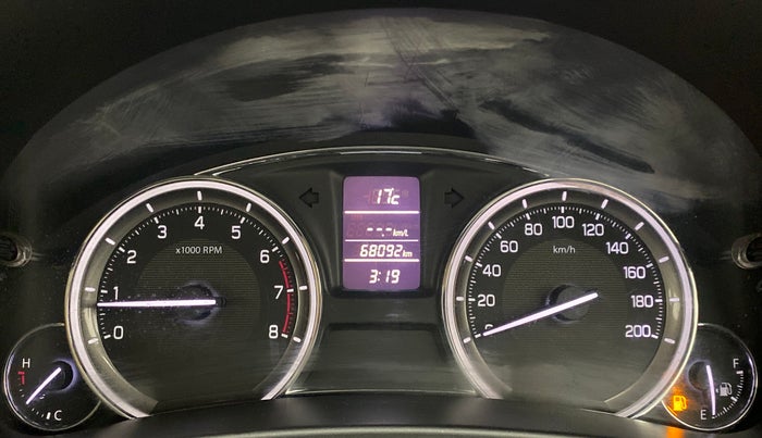 2015 Maruti Ciaz ZXI, Petrol, Manual, 68,137 km, Odometer Image