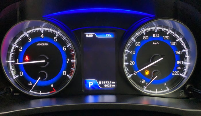 2020 Toyota Glanza V CVT, Petrol, Automatic, 6,593 km, Odometer View