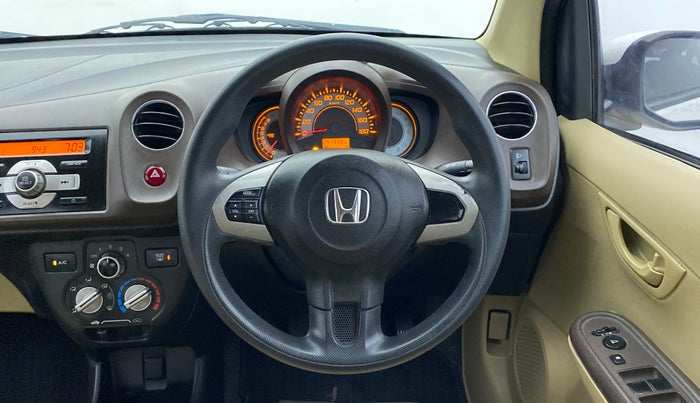 2014 Honda Brio 1.2 S MT I VTEC, Petrol, Manual, 40,880 km, Steering Wheel Close Up