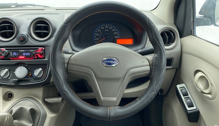 2016 Datsun Go A, Petrol, Manual, 1,16,613 km, Steering Wheel Close Up