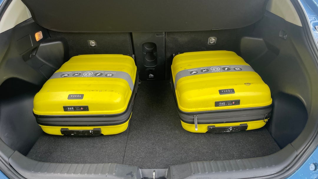 Boot Inside View with Luggage