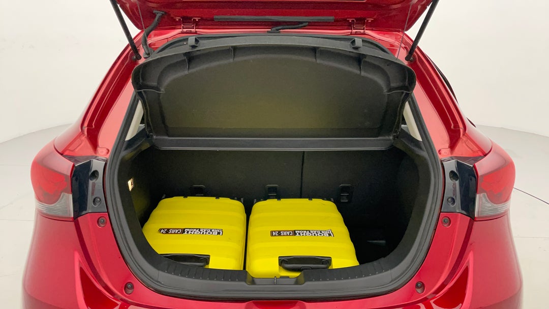 Boot Inside View with Luggage
