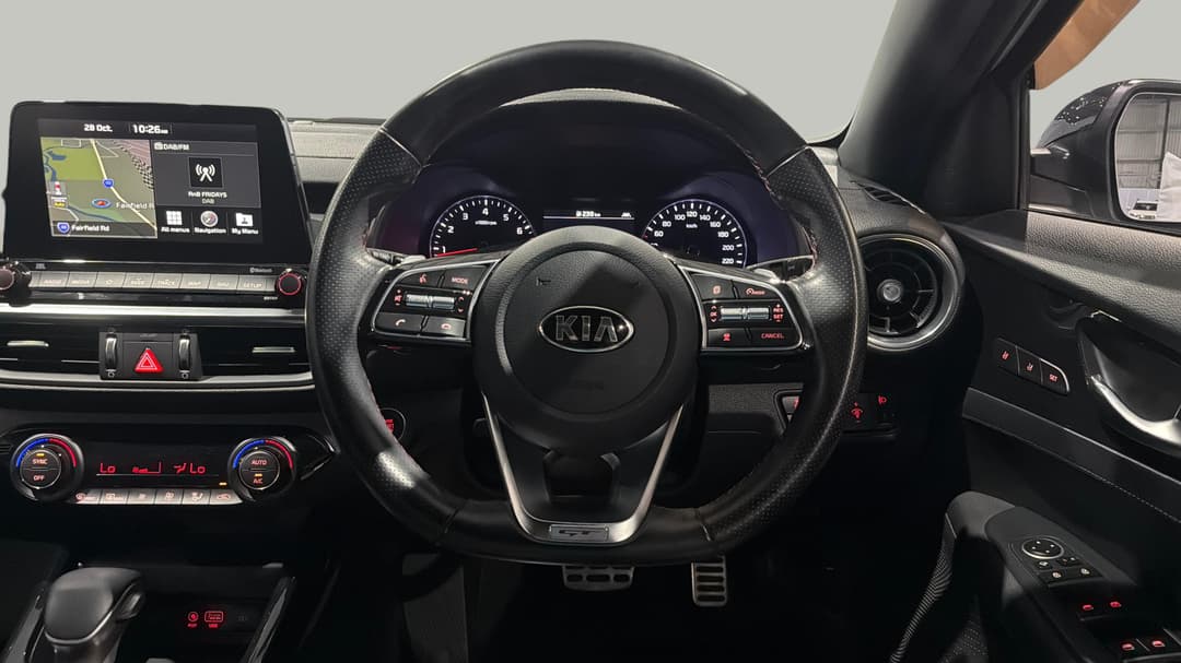 2019 Kia Cerato Gt Safety Pack, Automatic, 103911 km, Steering Wheel Close-up