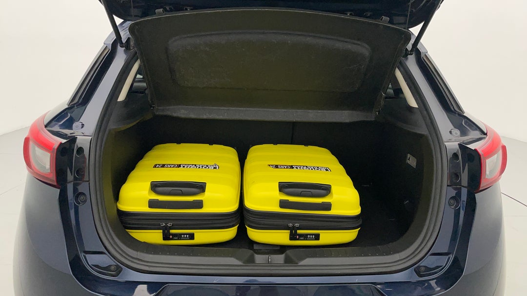 Boot Inside View with Luggage