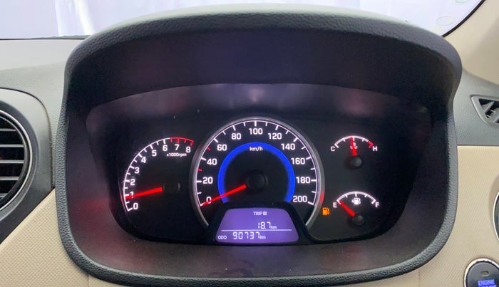 2017 Hyundai Grand i10 ASTA 1.2 KAPPA VTVT, Petrol, Manual, 90,718 km, Odometer Image
