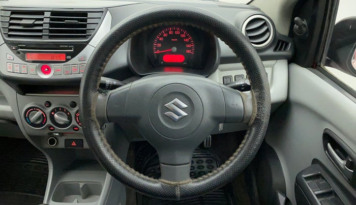2010 Maruti A Star VXI, Petrol, Manual, 49,743 km, Steering Wheel Close Up