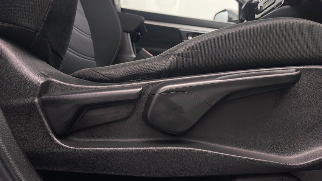 Drivers Side Adjustment Panel