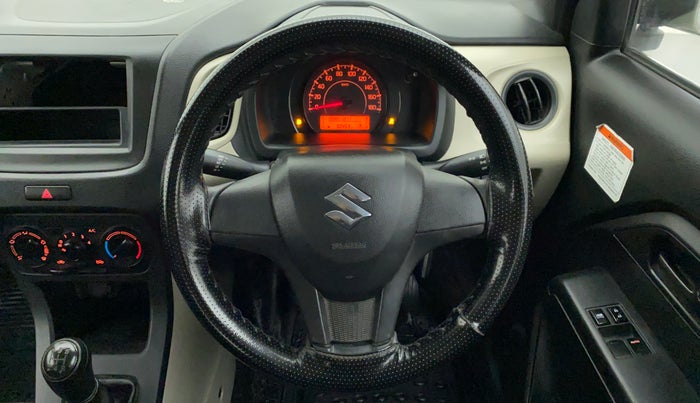 2019 Maruti New Wagon-R LXI CNG 1.0, CNG, Manual, 90,739 km, Steering Wheel Close Up