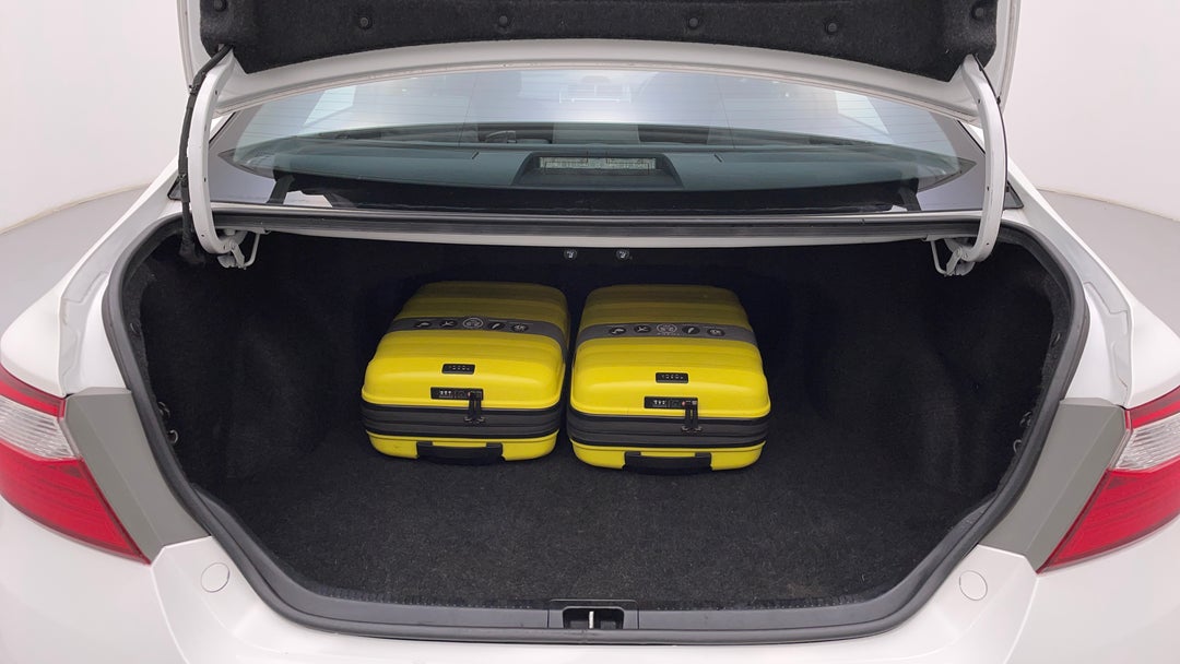 Boot Inside View with Luggage