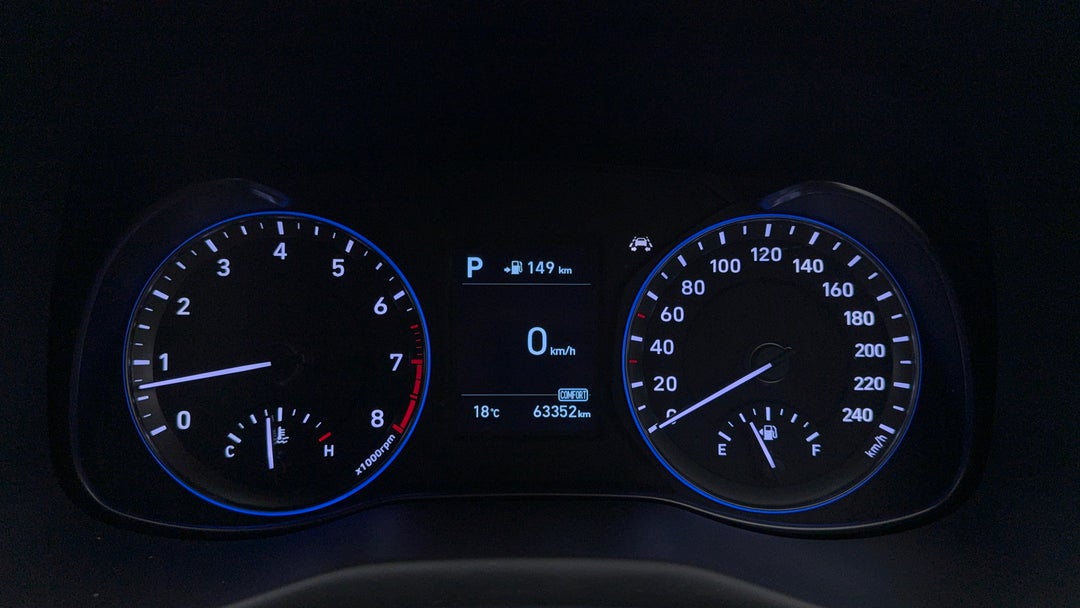 2017 Hyundai Kona Elite (FWD), Automatic, 63352 km, Odometer View