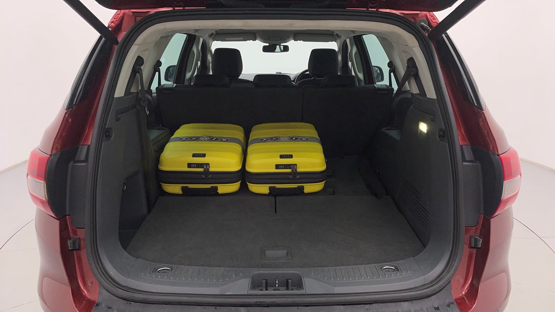 Boot Inside View with Luggage