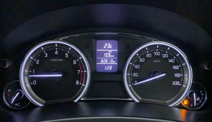2015 Maruti Ciaz ZXI PLUS, Petrol, Manual, 60,661 km, Odometer Image