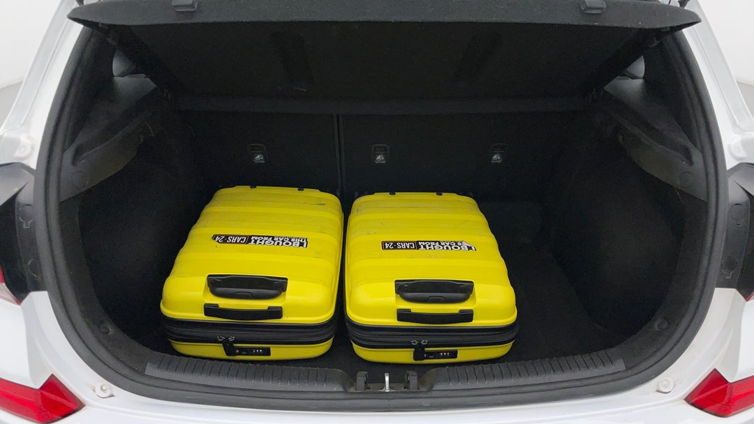 Boot Inside View with Luggage