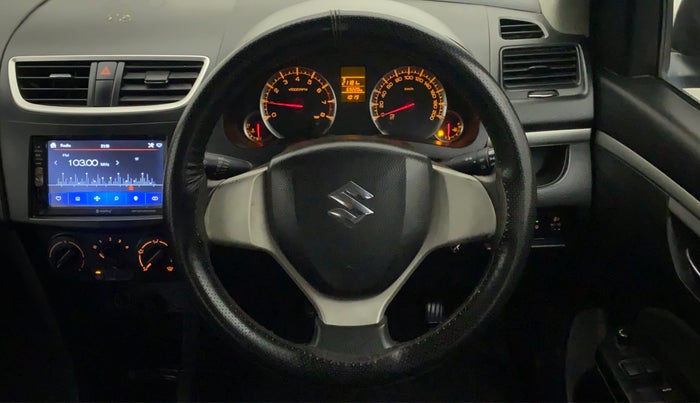 2014 Maruti Swift VXI, Petrol, Manual, 69,220 km, Steering Wheel Close Up