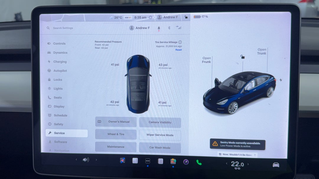2021 Tesla Model 3 Standard Range Plus RWD, Automatic, 52580 km, Service History