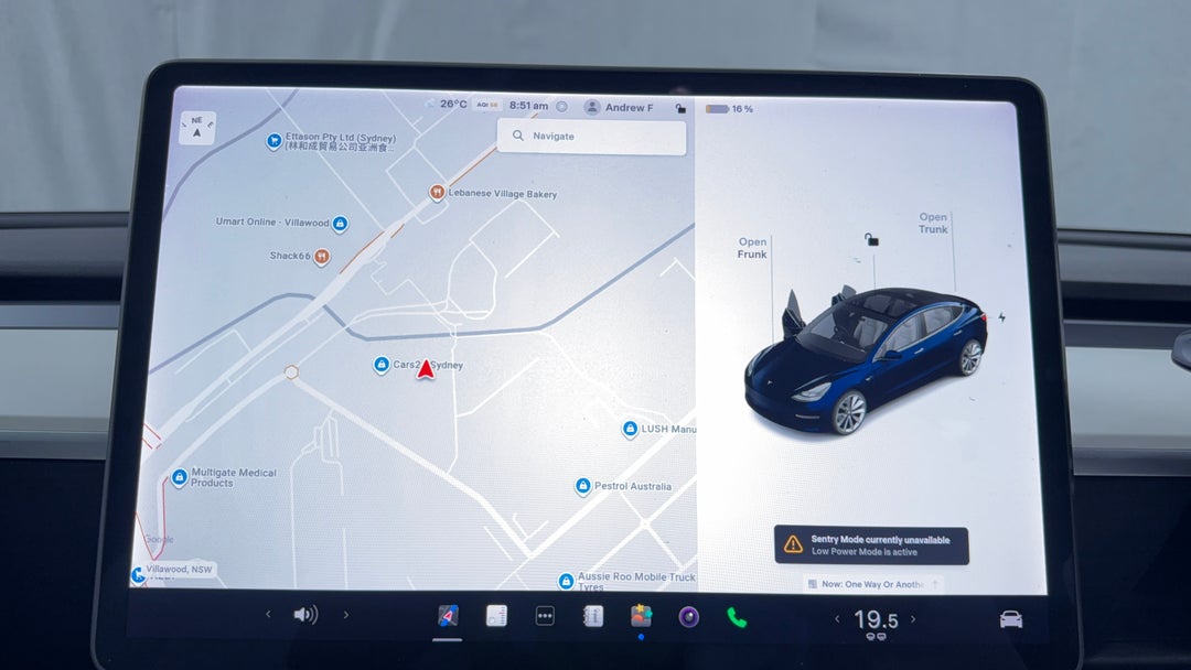 2021 Tesla Model 3 Standard Range Plus RWD, Automatic, 52580 km, Infotainment System