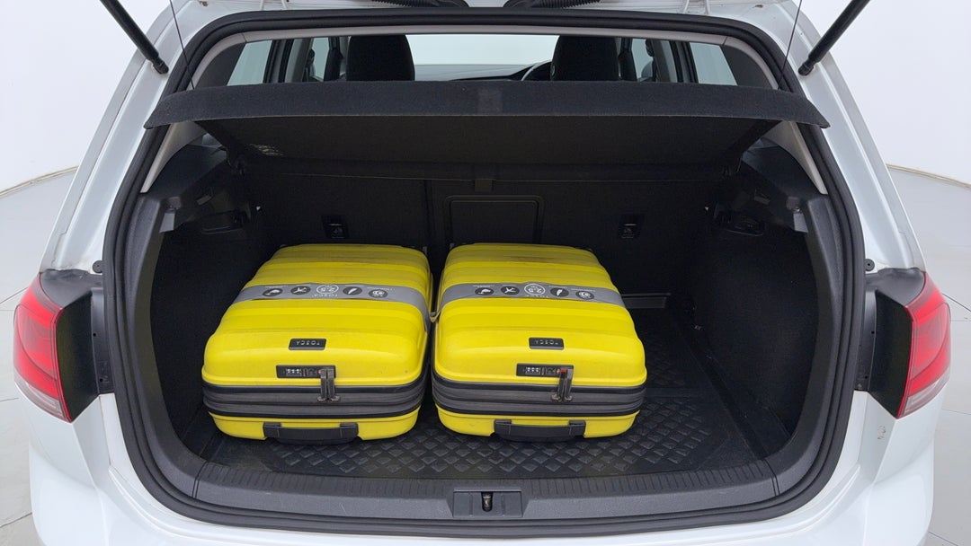 Boot Inside View with Luggage