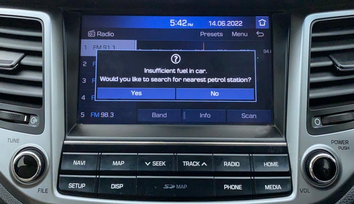 2018 Hyundai Tucson 2WD AT GL DIESEL, Diesel, Automatic, 51,520 km, Infotainment System