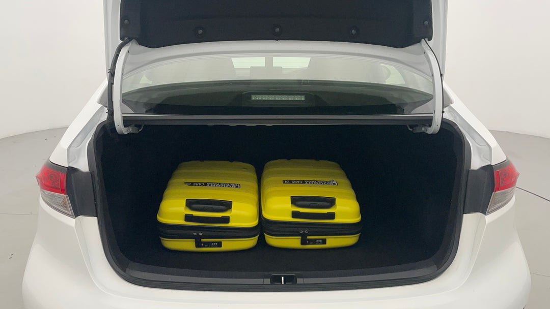 Boot Inside View with Luggage