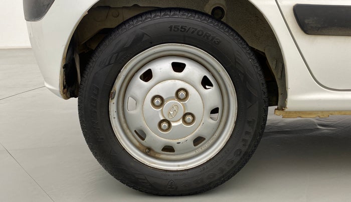 2011 Hyundai Santro Xing GL PLUS, Petrol, Manual, 46,496 km, Right Rear Wheel