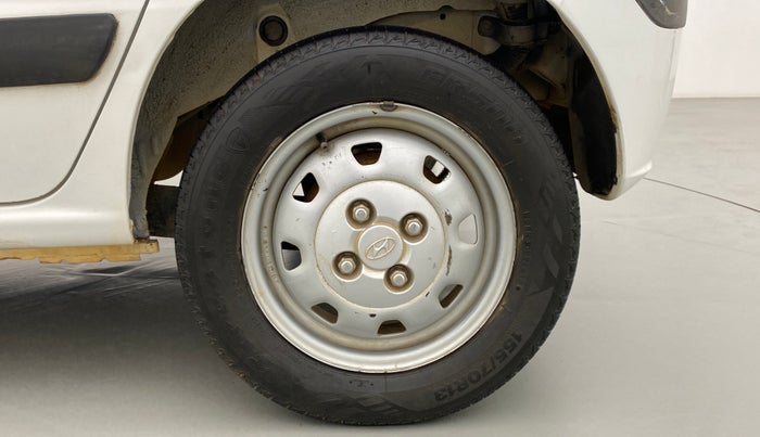 2011 Hyundai Santro Xing GL PLUS, Petrol, Manual, 46,496 km, Left Rear Wheel