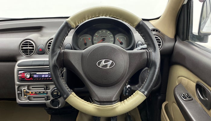 2011 Hyundai Santro Xing GL PLUS, Petrol, Manual, 46,496 km, Steering Wheel Close Up
