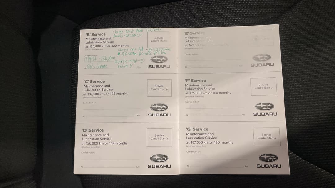 2020 Subaru Impreza 2.0i-l (AWD), Automatic, 129733 km, Service History