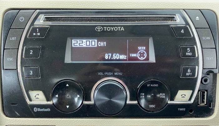 2013 Toyota Etios V SP, Petrol, Manual, 36,336 km, Infotainment System