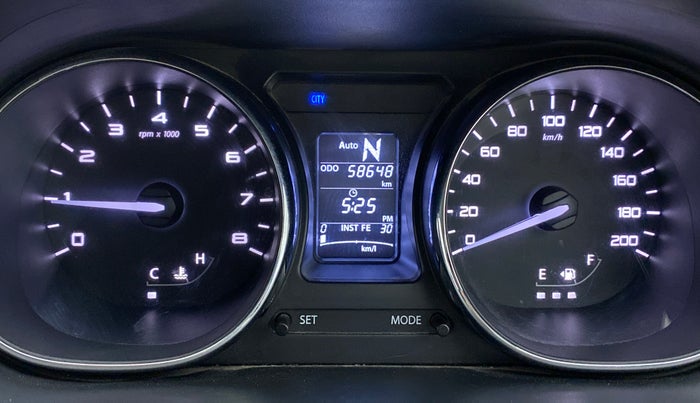 2018 Tata Tiago XZA PETROL, Petrol, Automatic, 58,946 km, Odometer Image