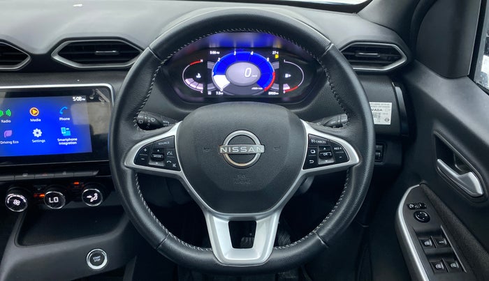 2021 Nissan MAGNITE XV PRM. TURBO . MT PETROL, Petrol, Manual, 9,032 km, Steering Wheel Close Up