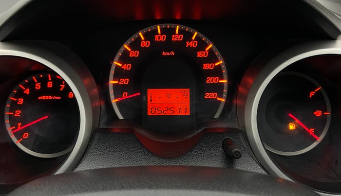 2012 Honda Jazz 1.2 X I VTEC, Petrol, Manual, 52,438 km, Odometer Image