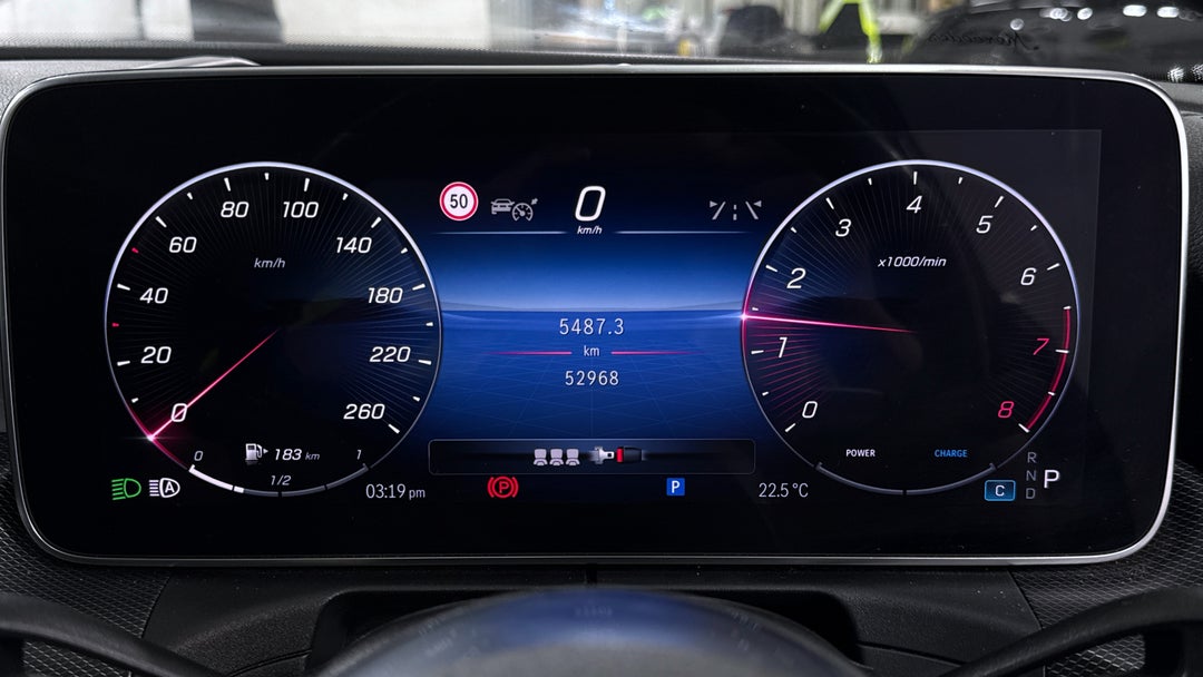 2022 Mercedes-benz C200 Mhev, Automatic, 52968 km, Odometer View